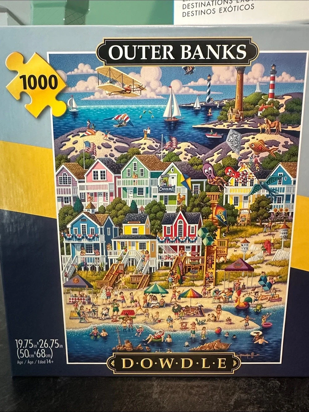 1000-Piece Jigsaw Puzzle - Bahamas - Blue